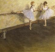 Edgar Degas Support mandatory practice oil painting on canvas